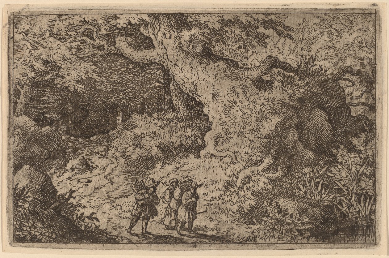 En tyk Skov af Allart van Everdingen
