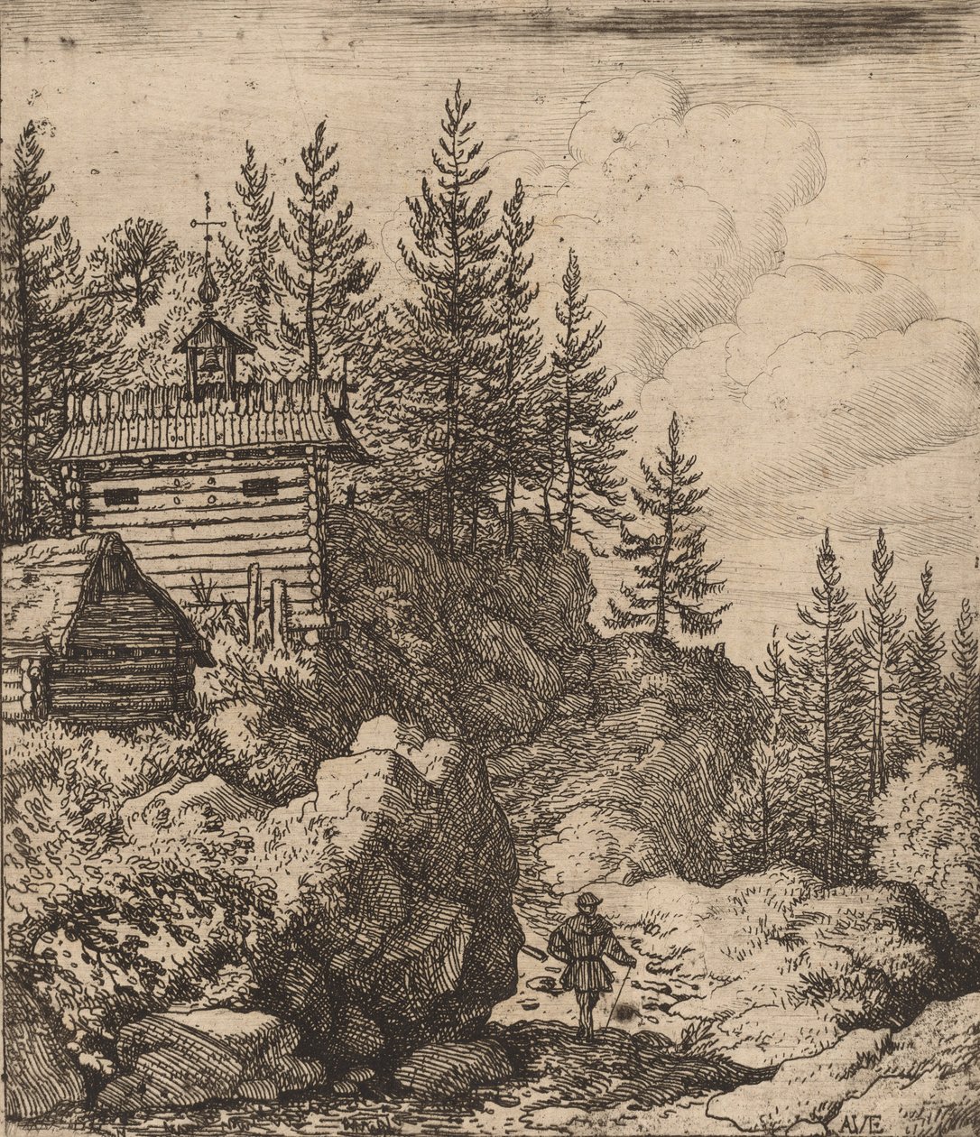 Kapel, sandsynligvis ca. 16451656. af Allart van Everdingen