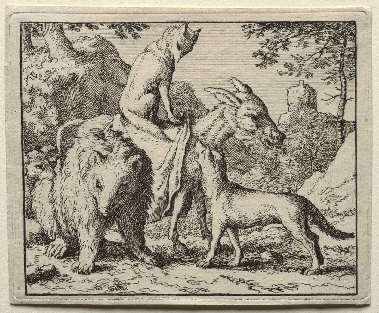 Reynard Ræven. af Allart van Everdingen