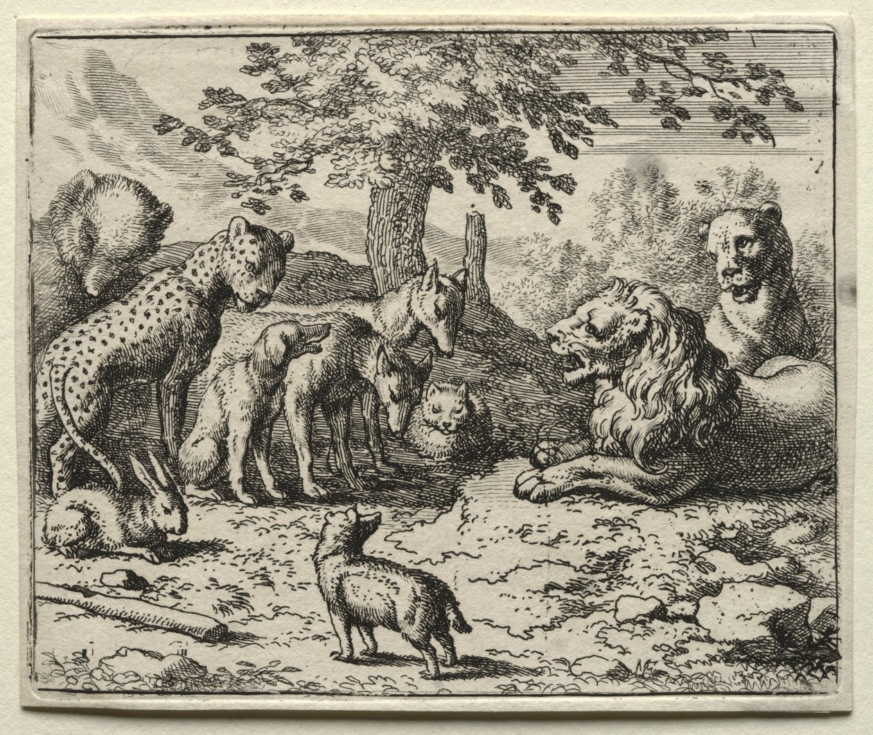 Reynard the Fox: Lions Council. af Allart van Everdingen