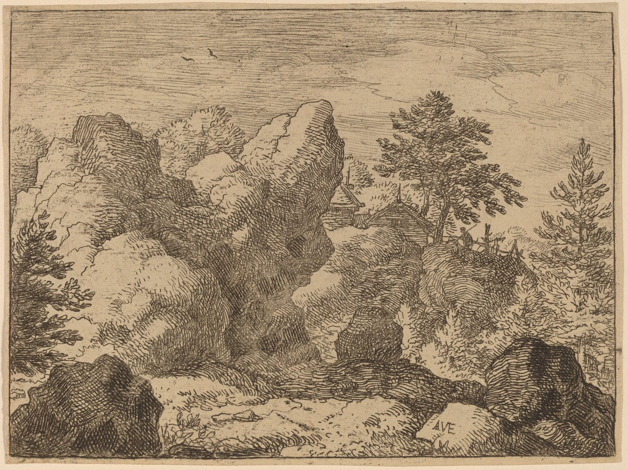Den spidse klippe af Allart van Everdingen
