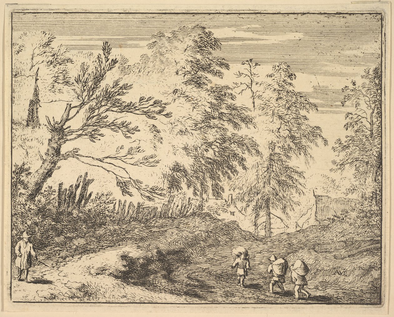 De tre portører. af Allart van Everdingen