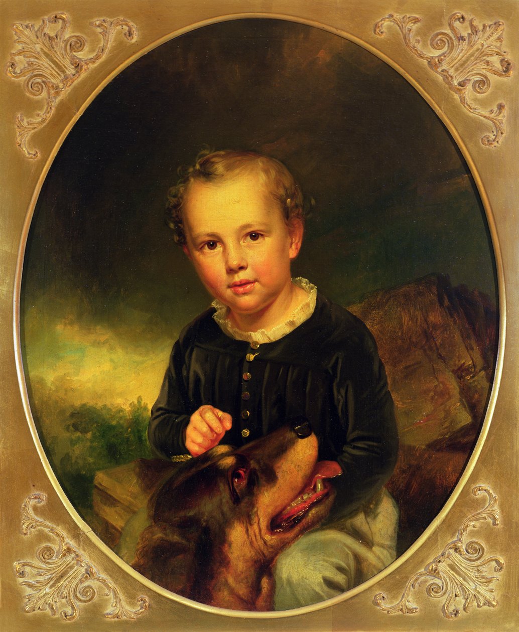 Frederick Kinsman Jr (olie på lærred) af Allen Smith