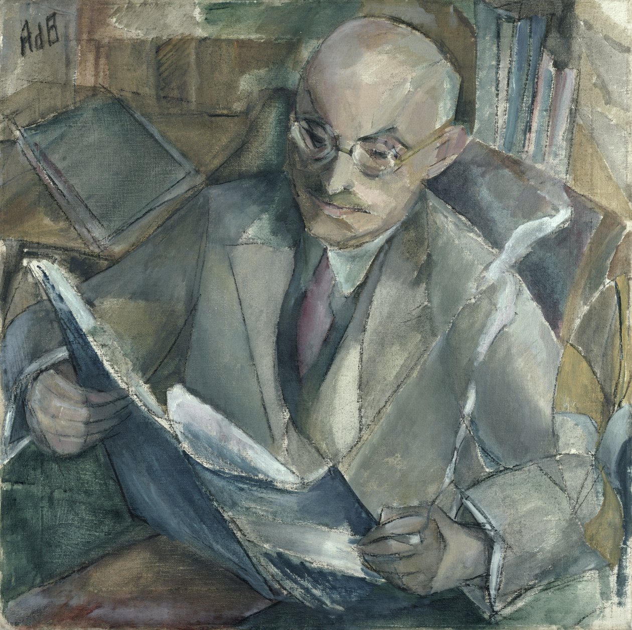 Portræt af Dr. Georg Wendemuth (1860-1929) af Alma Del Banco