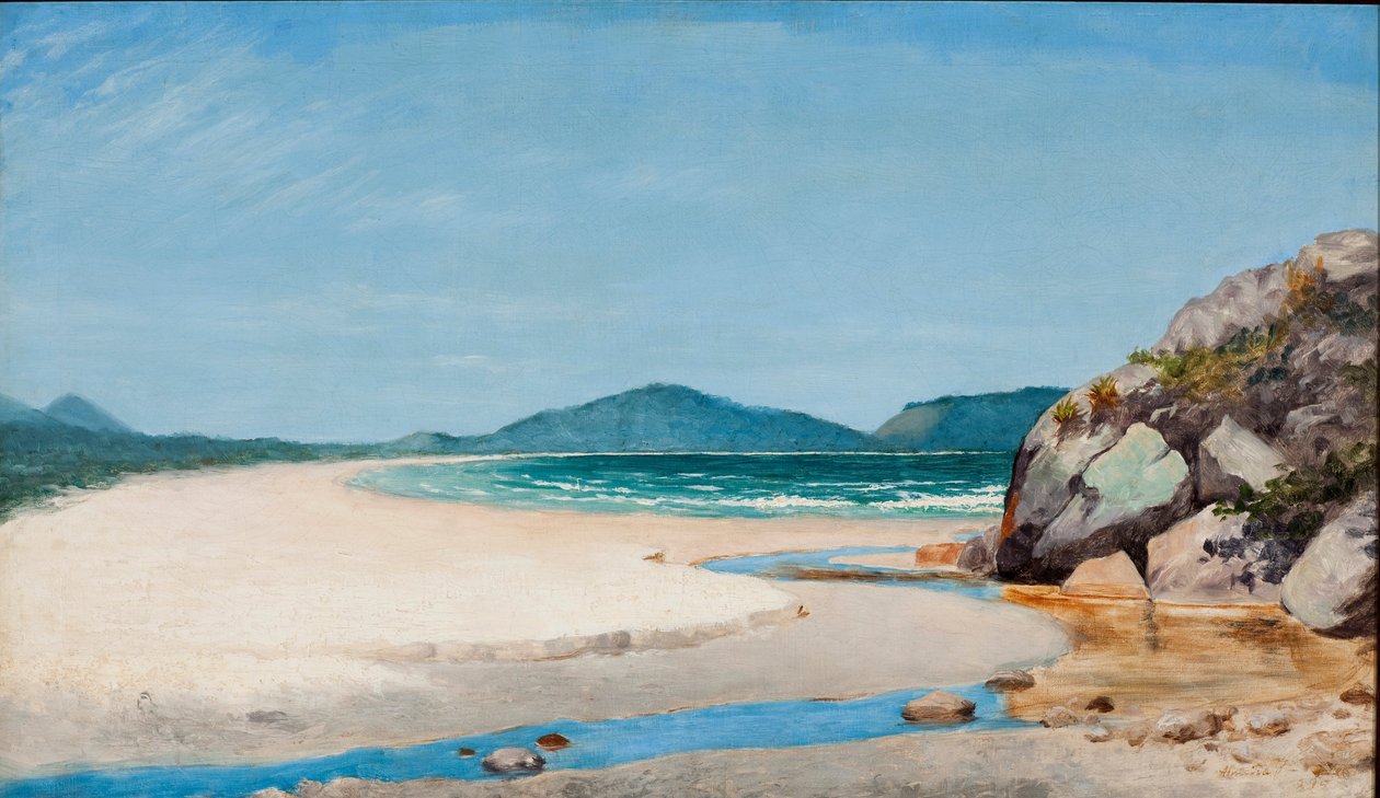 Seascape, Guaruja af Almeida Júnior