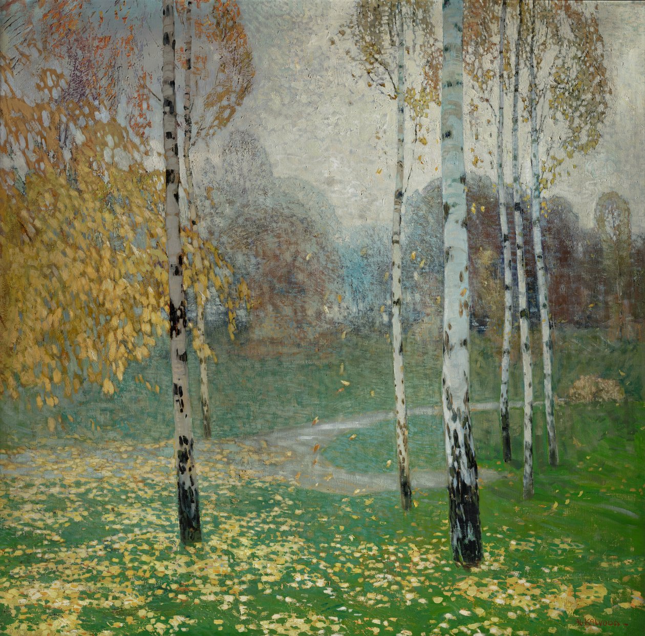 Birketræer, 1904 af Alois Kalvoda