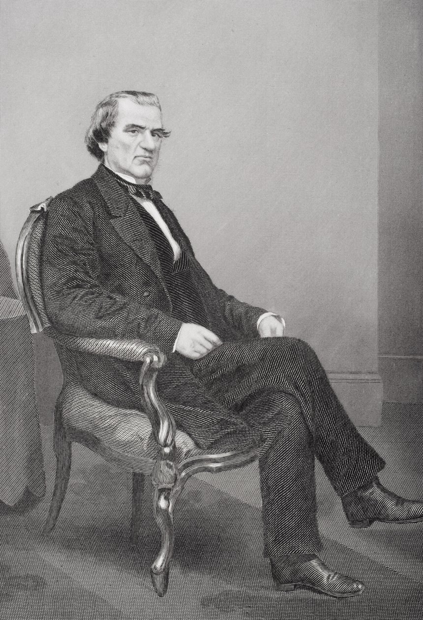 Andrew Johnson (1808-75) af Alonzo Chappel