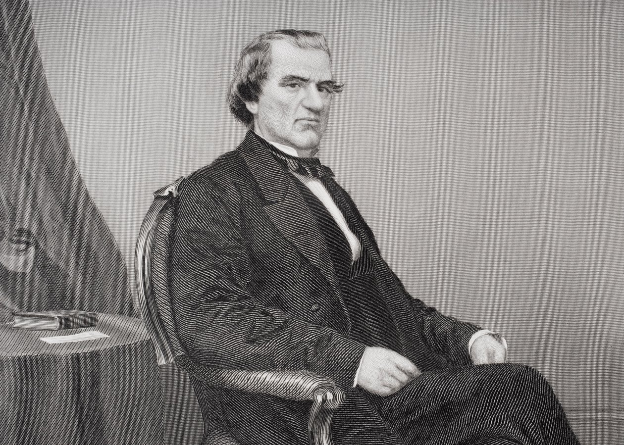 Andrew Johnson (1808-75) af Alonzo Chappel