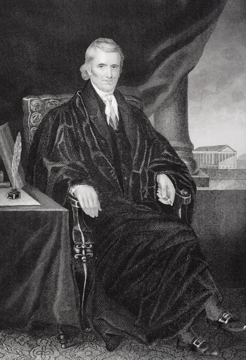 John Marshall (1755-1835) af Alonzo Chappel