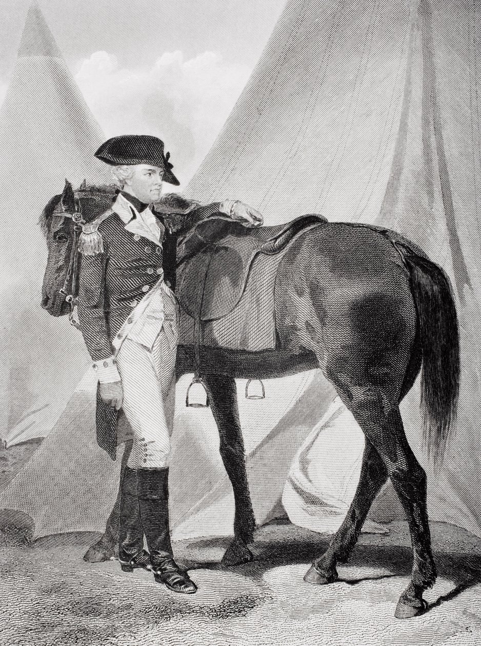 Portræt af Anthony Wayne (1745-96) af Alonzo Chappel