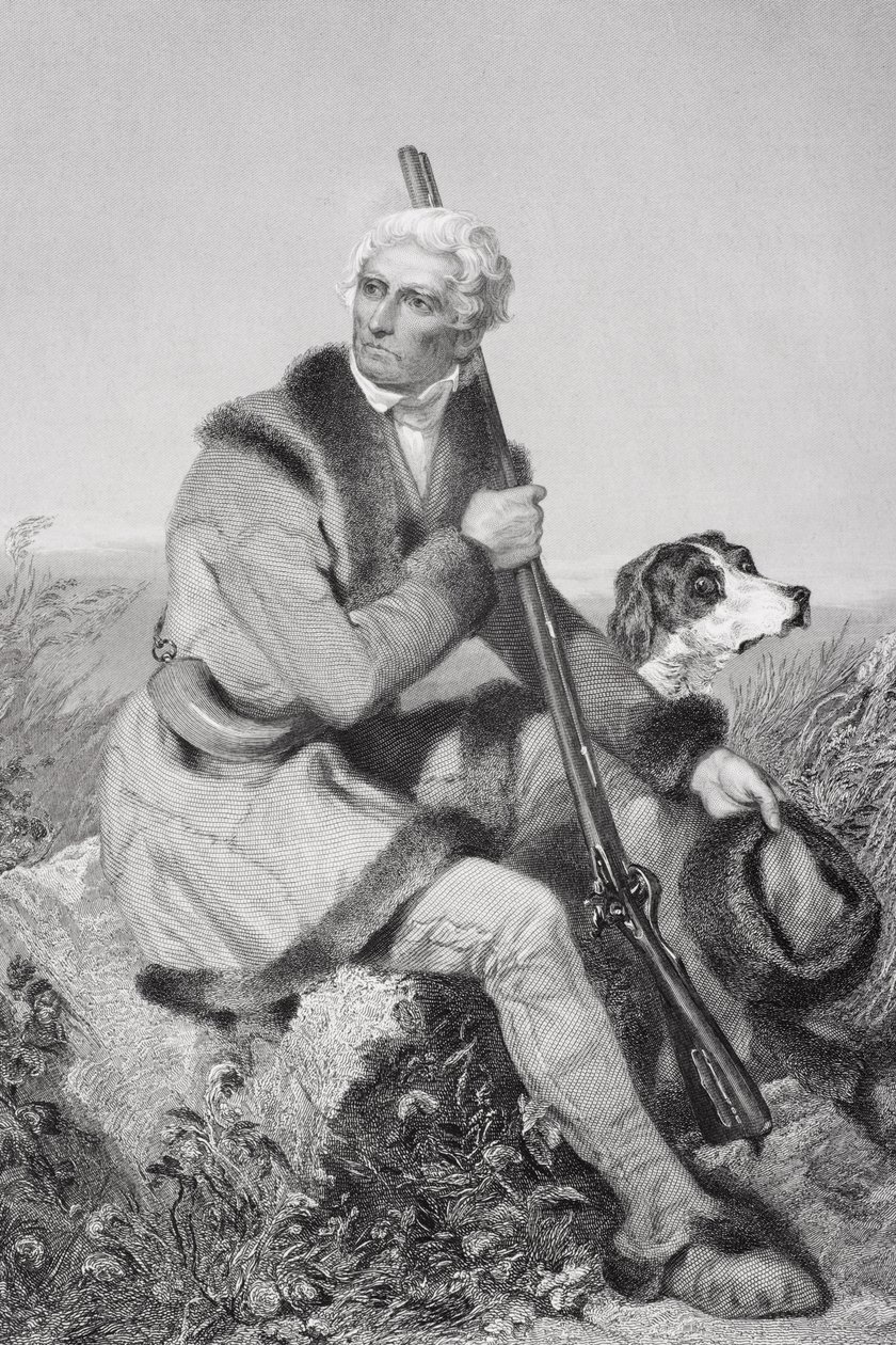 Portræt af Daniel Boone (1734-1820) af Alonzo Chappel