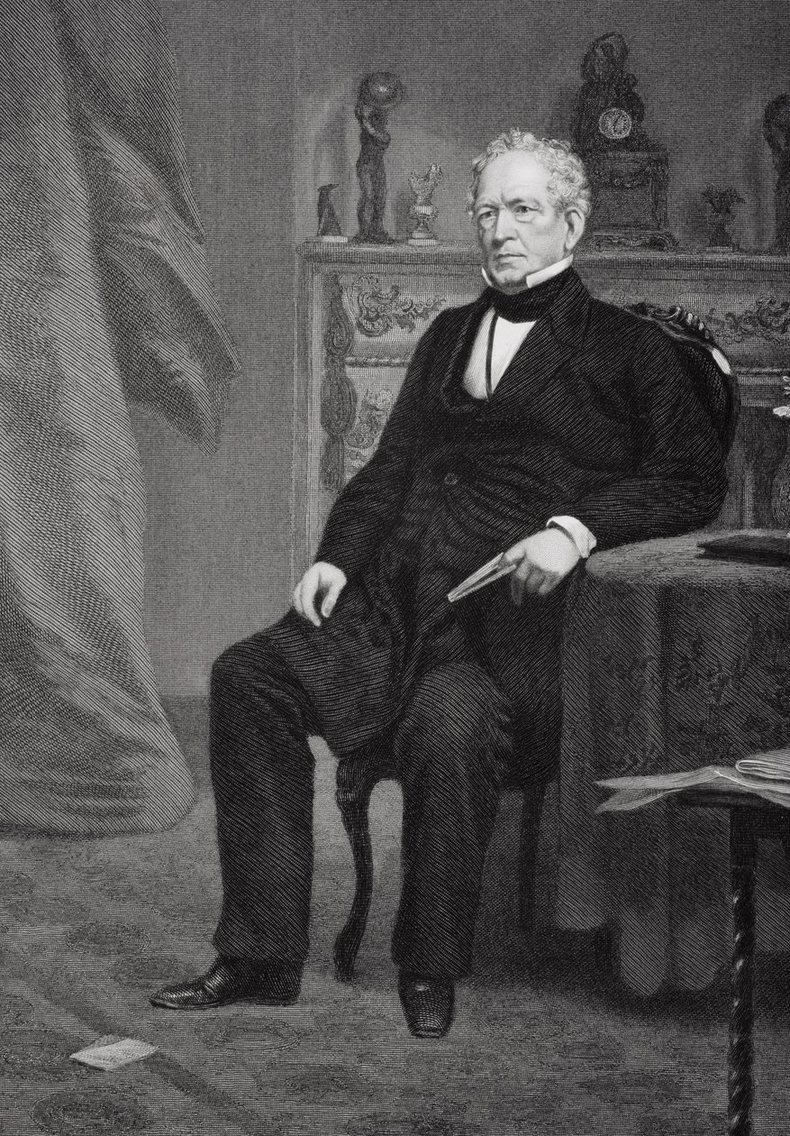 Portræt af Edward Everett (1794-1865) af Alonzo Chappel