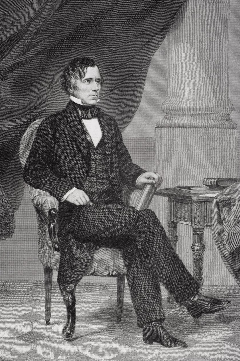 Portræt af Franklin Pierce (1804-69) af Alonzo Chappel