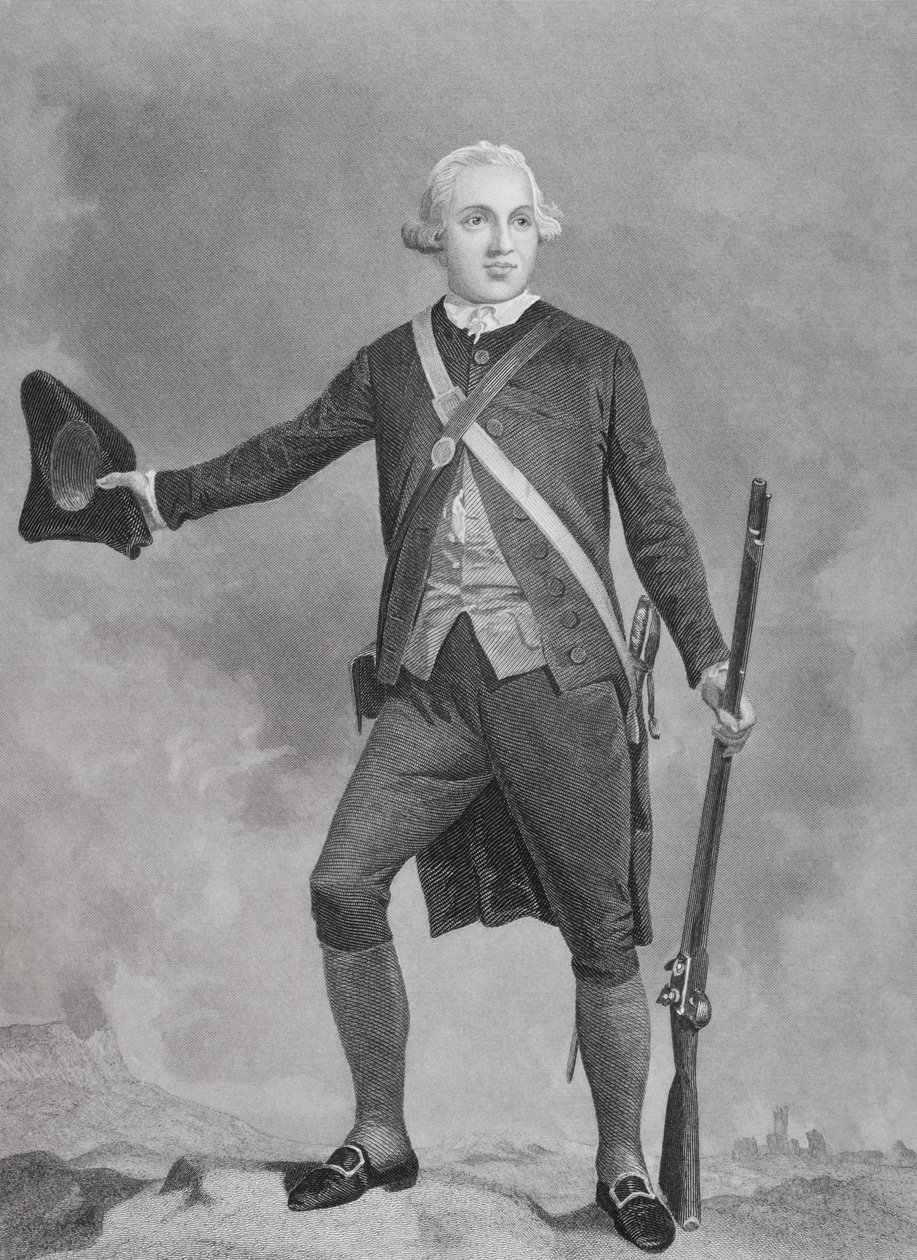 Portræt af general Joseph Warren (1741-75) af Alonzo Chappel