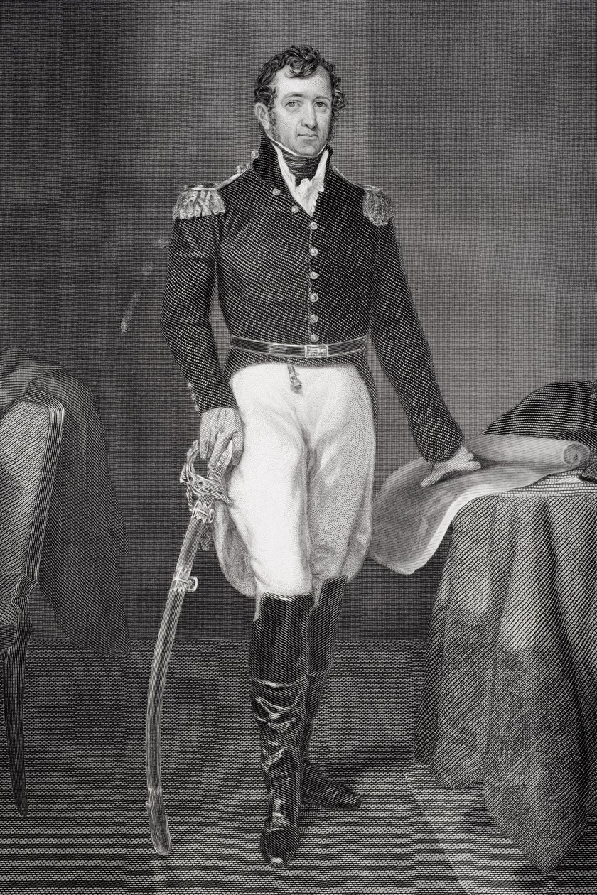 Portræt af Jacob Brown (1775-1828) af Alonzo Chappel