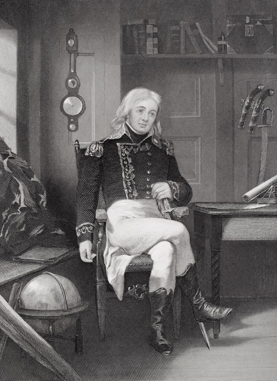 Portræt af Joshua Barney (1759-1818) af Alonzo Chappel