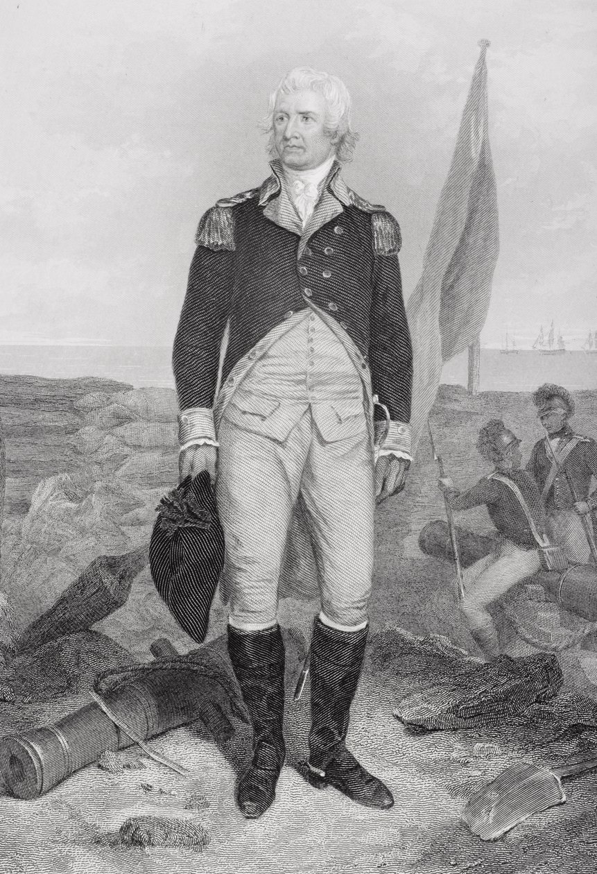 Portræt af William Moultrie (1730-1805) af Alonzo Chappel