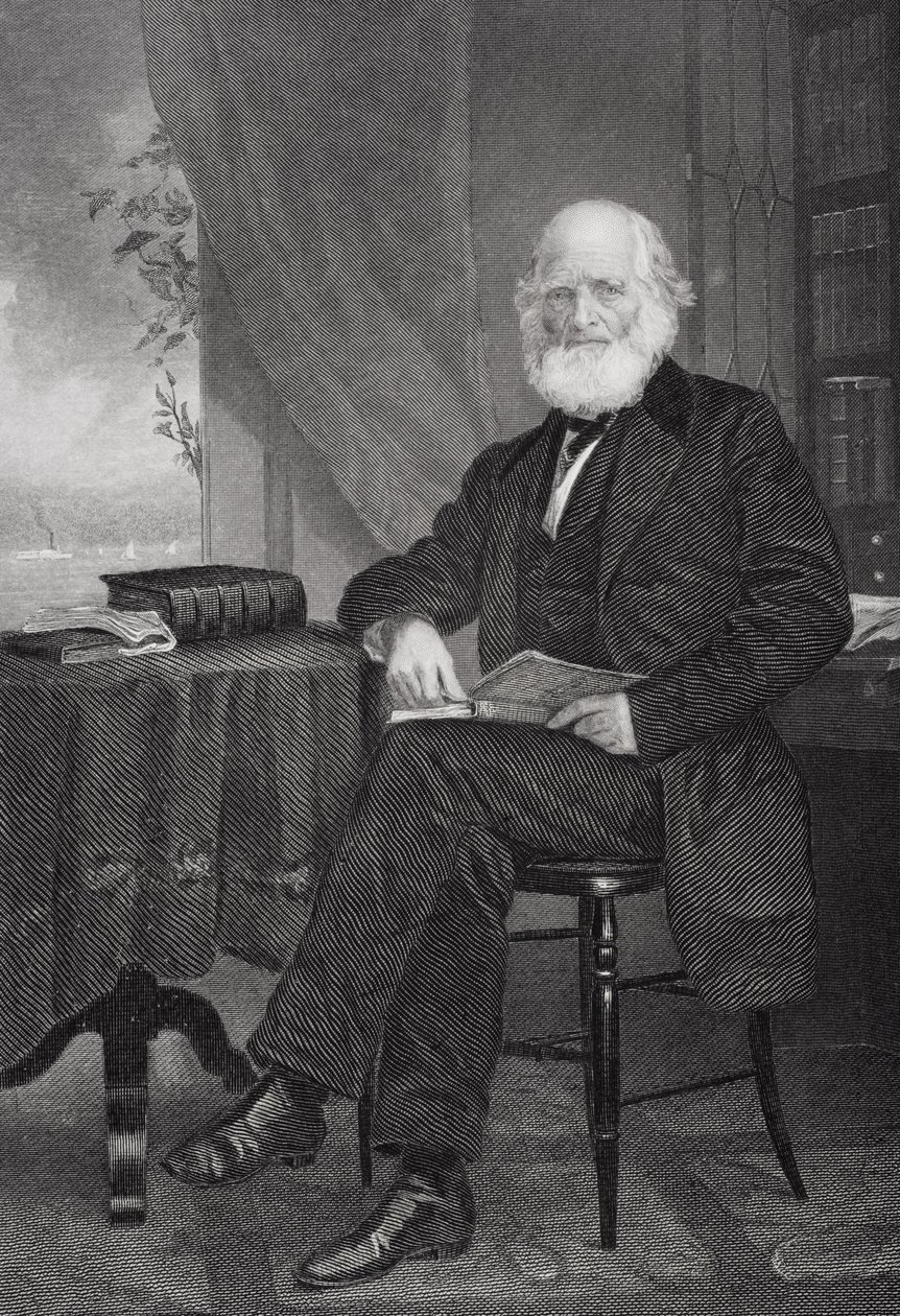 William Cullen Bryant (1794-1878) af Alonzo Chappel