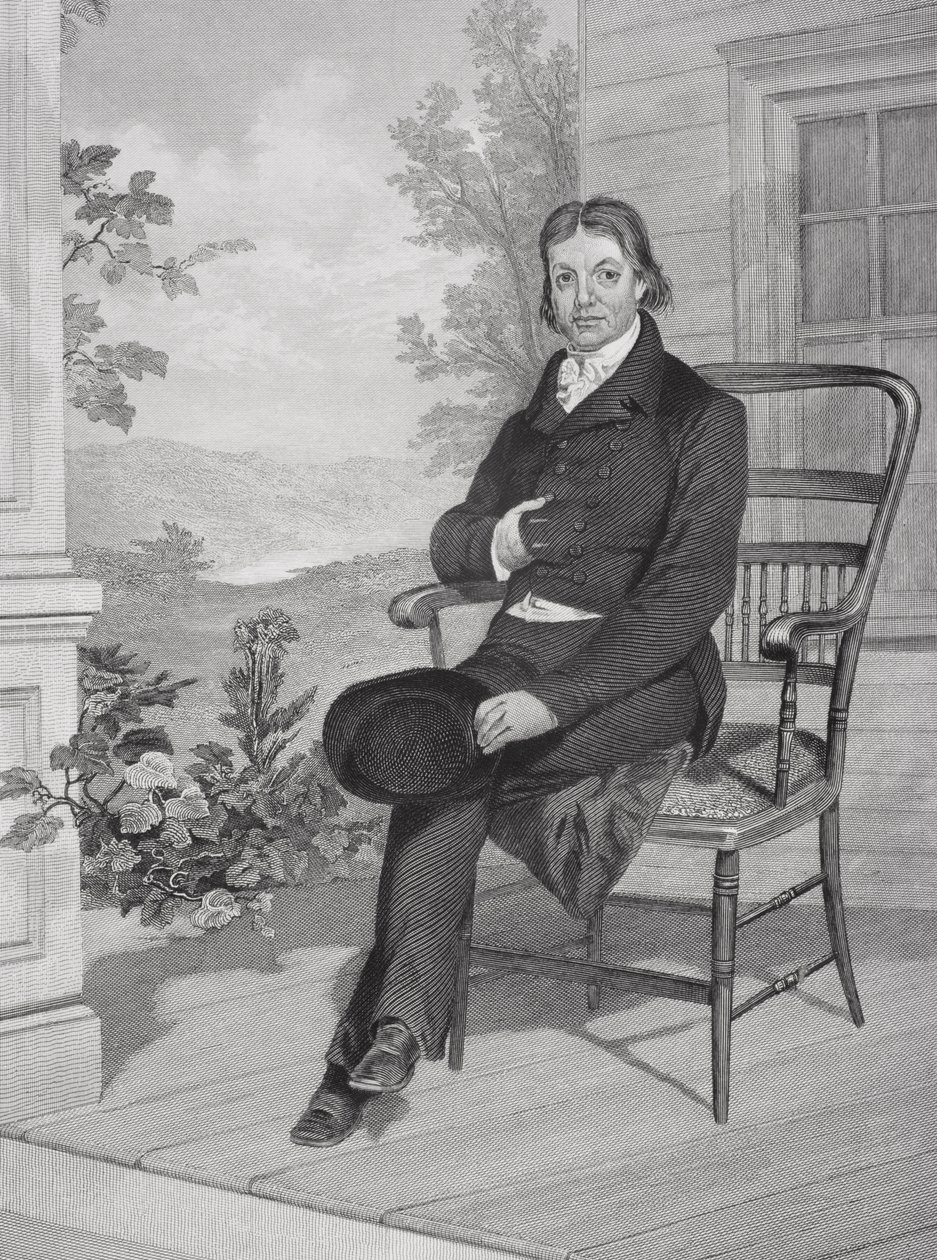 John Randolph (1773-1833) (litho) af Alonzo Chappel