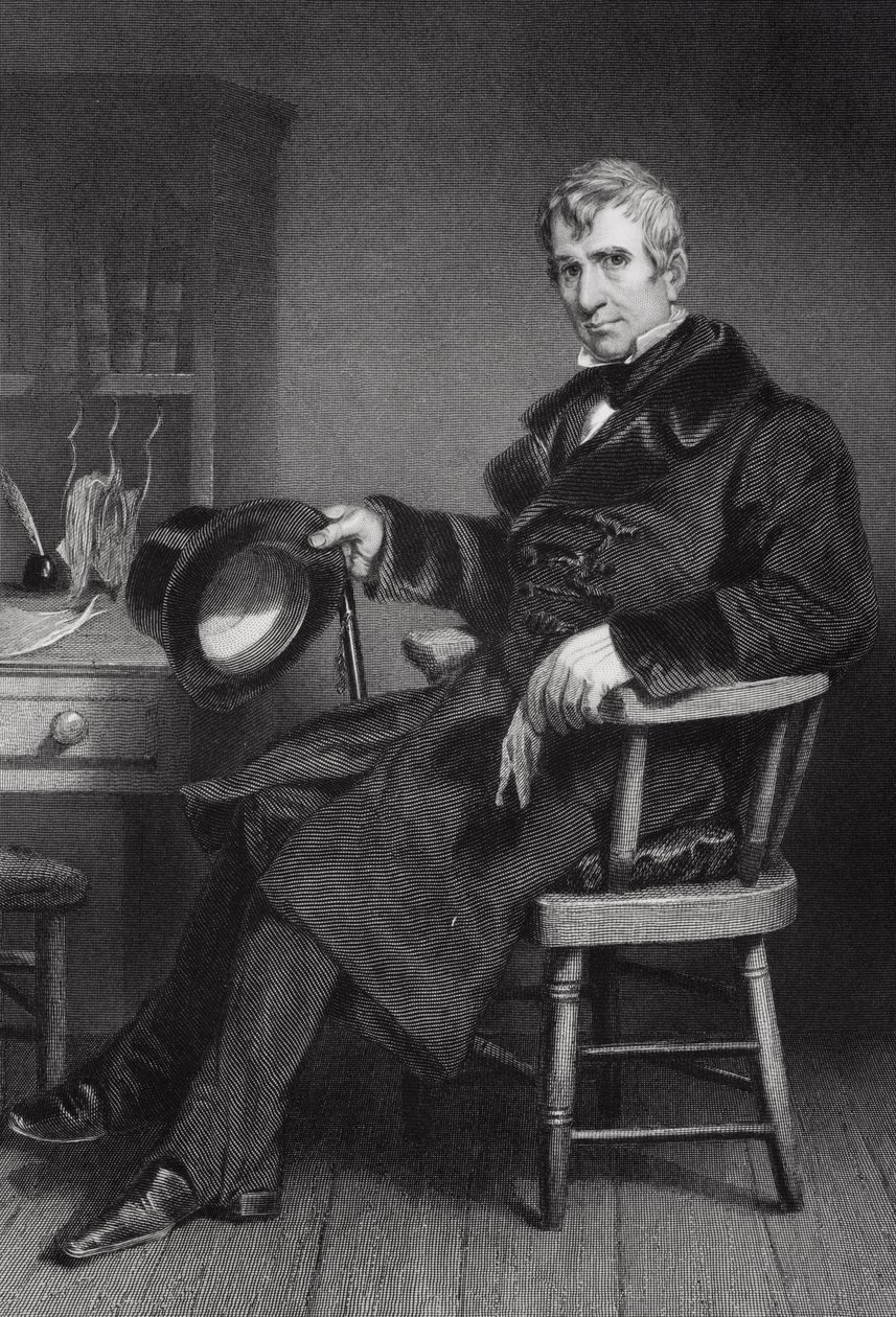 Portræt af William Henry Harrison (1773-1841) af Alonzo Chappel