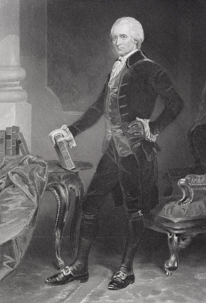 Richard Henry Lee (1732-94) af Alonzo Chappel