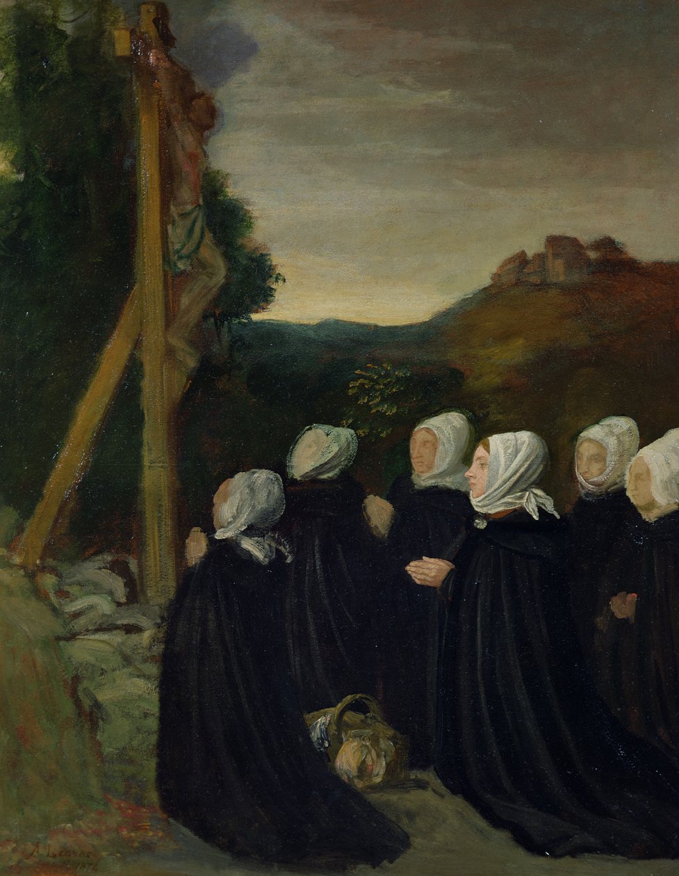 Golgata, 1874 af Alphonse Legros