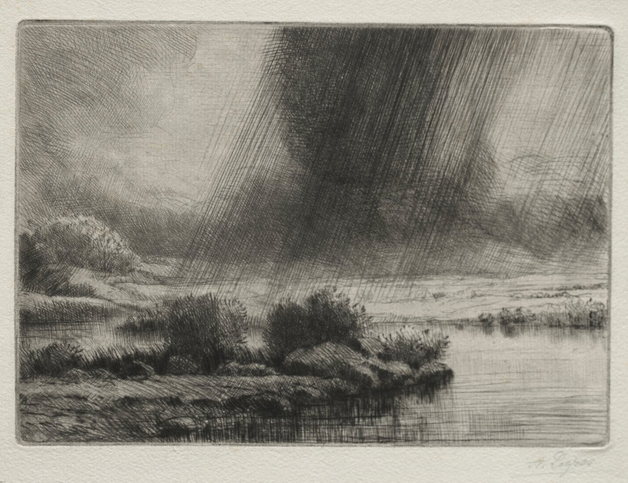 En storm af Alphonse Legros