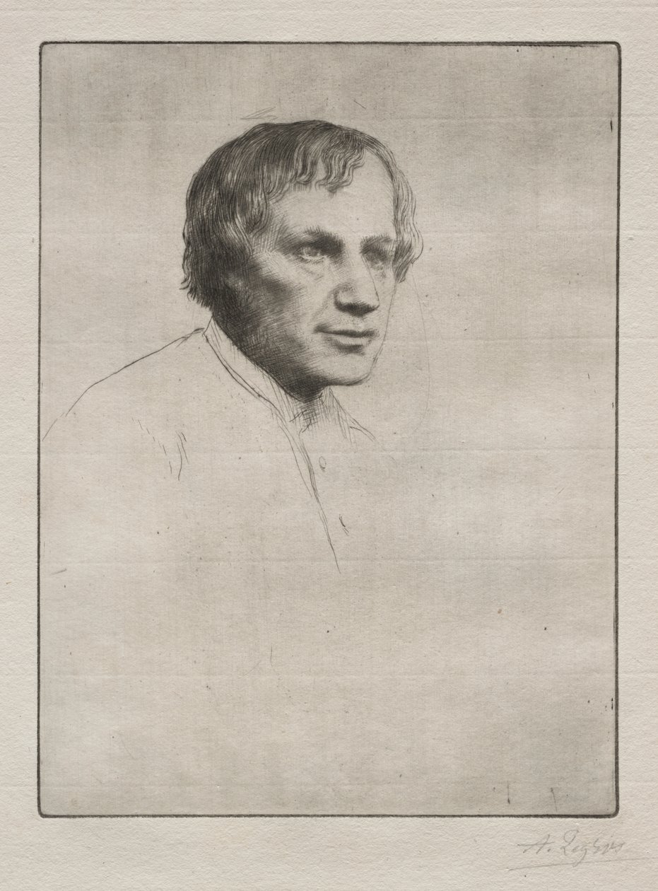Alfred Stevens af Alphonse Legros