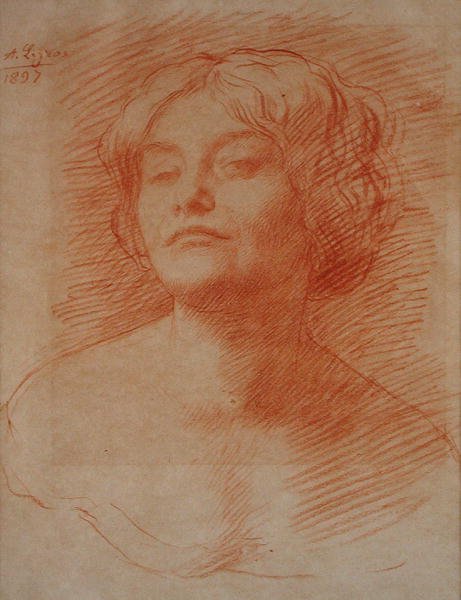 Alice Knewstub af Alphonse Legros