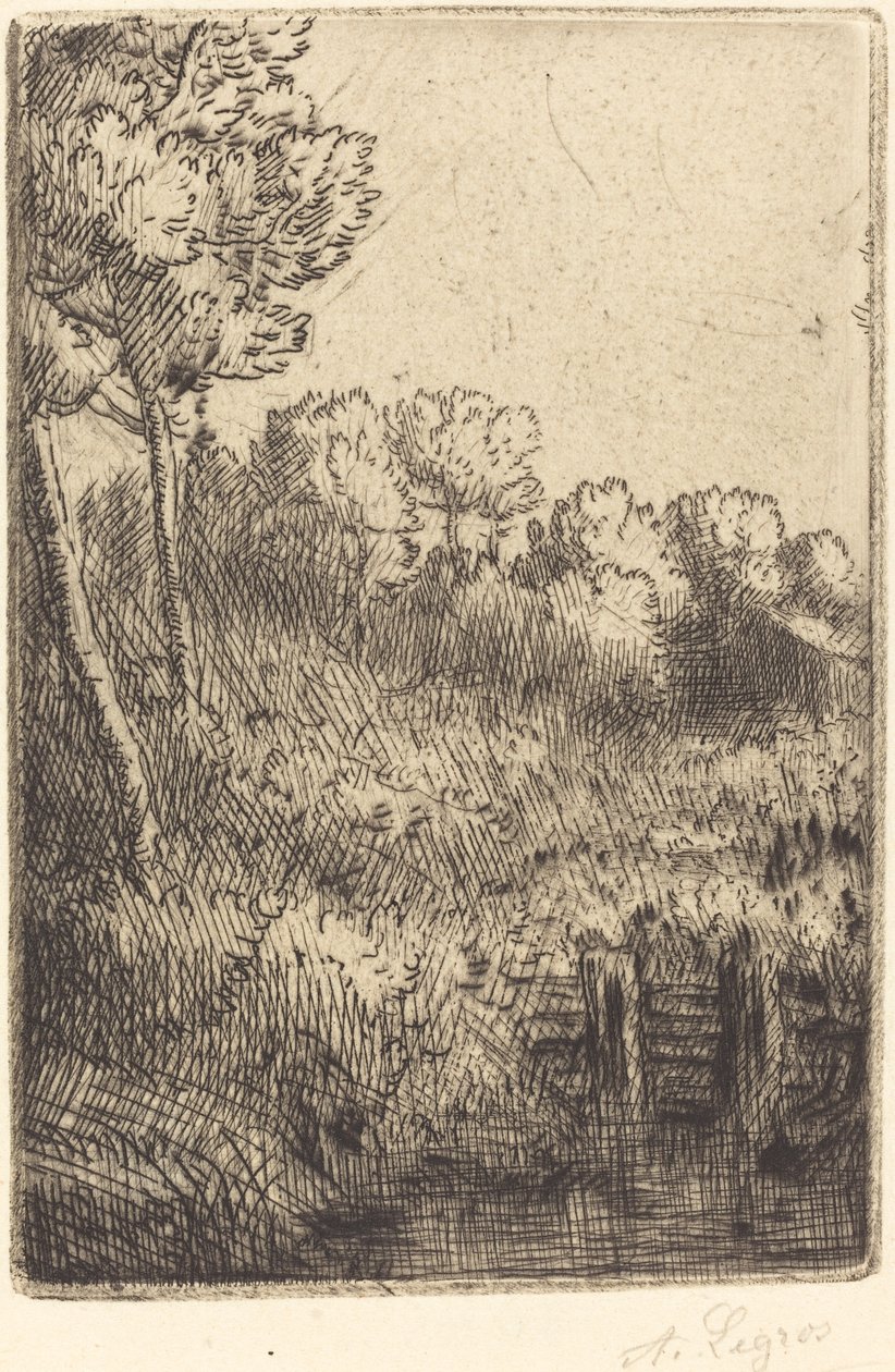 Langs Marne På Marne. af Alphonse Legros
