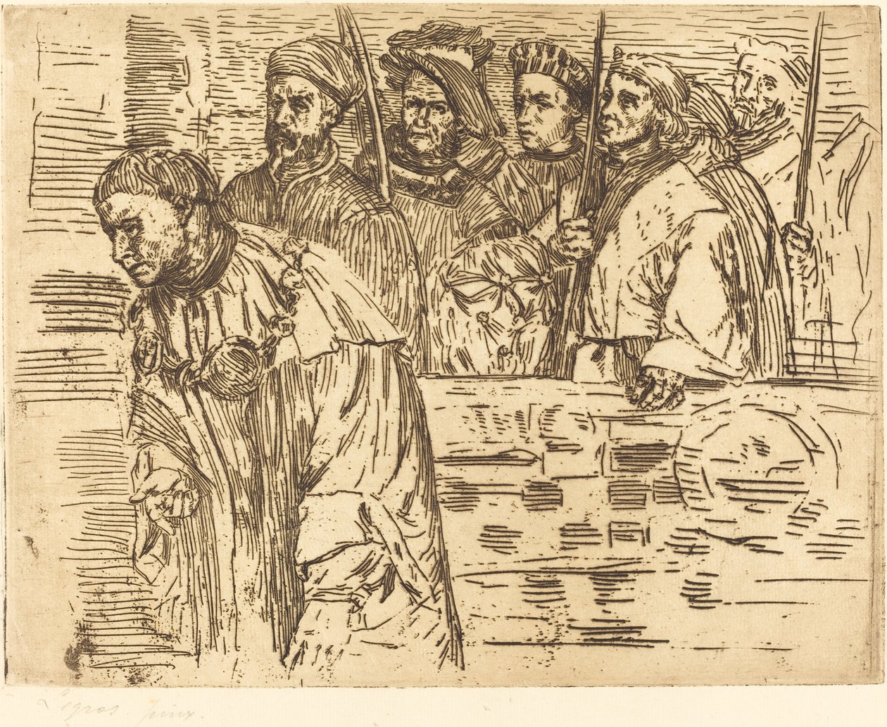 Bueskytter (Les Archers) af Alphonse Legros