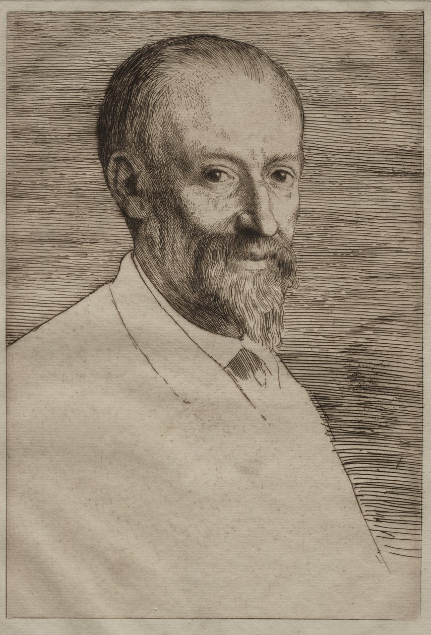 Auguste Poulet-Malassis af Alphonse Legros