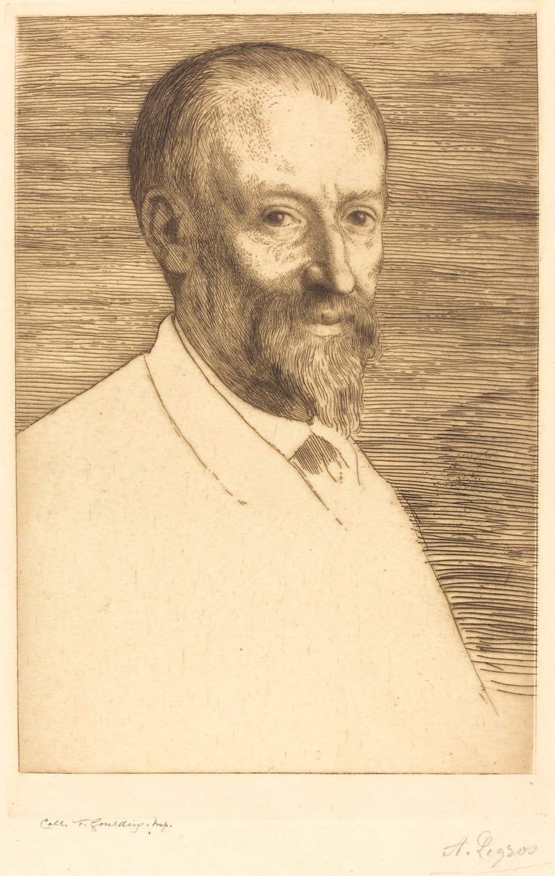 Auguste Poulet-Malassis, 2. tallerken. af Alphonse Legros