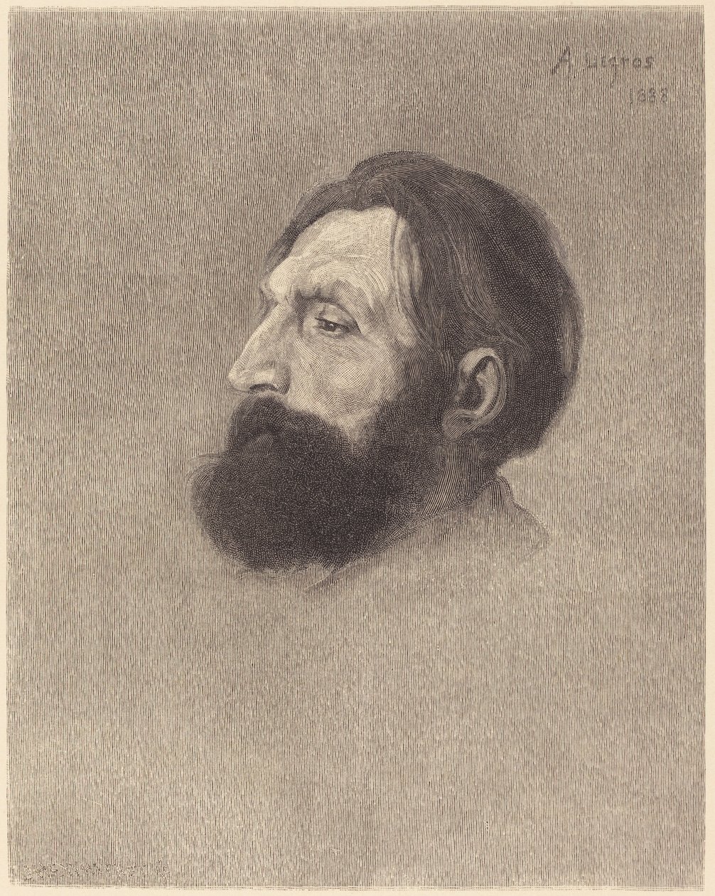 Auguste Rodin. af Alphonse Legros