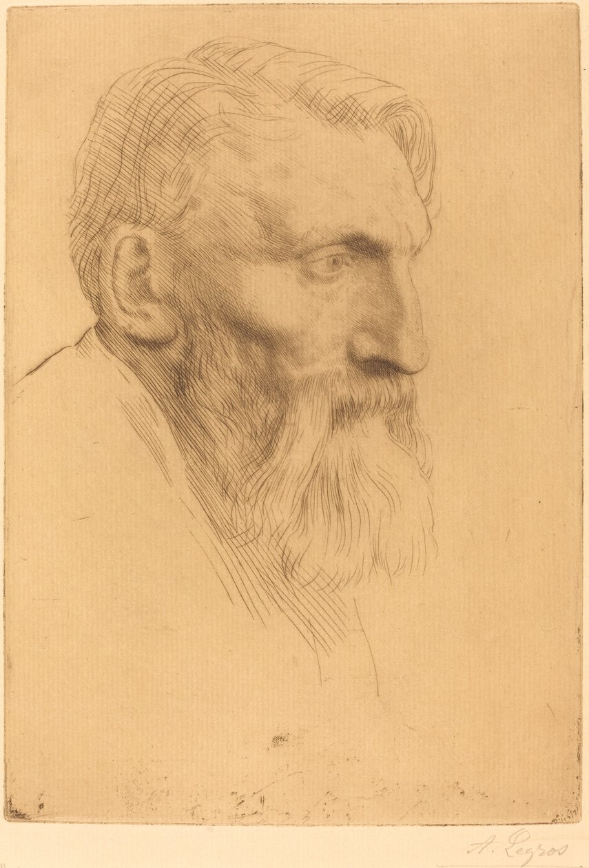 Auguste Rodin af Alphonse Legros