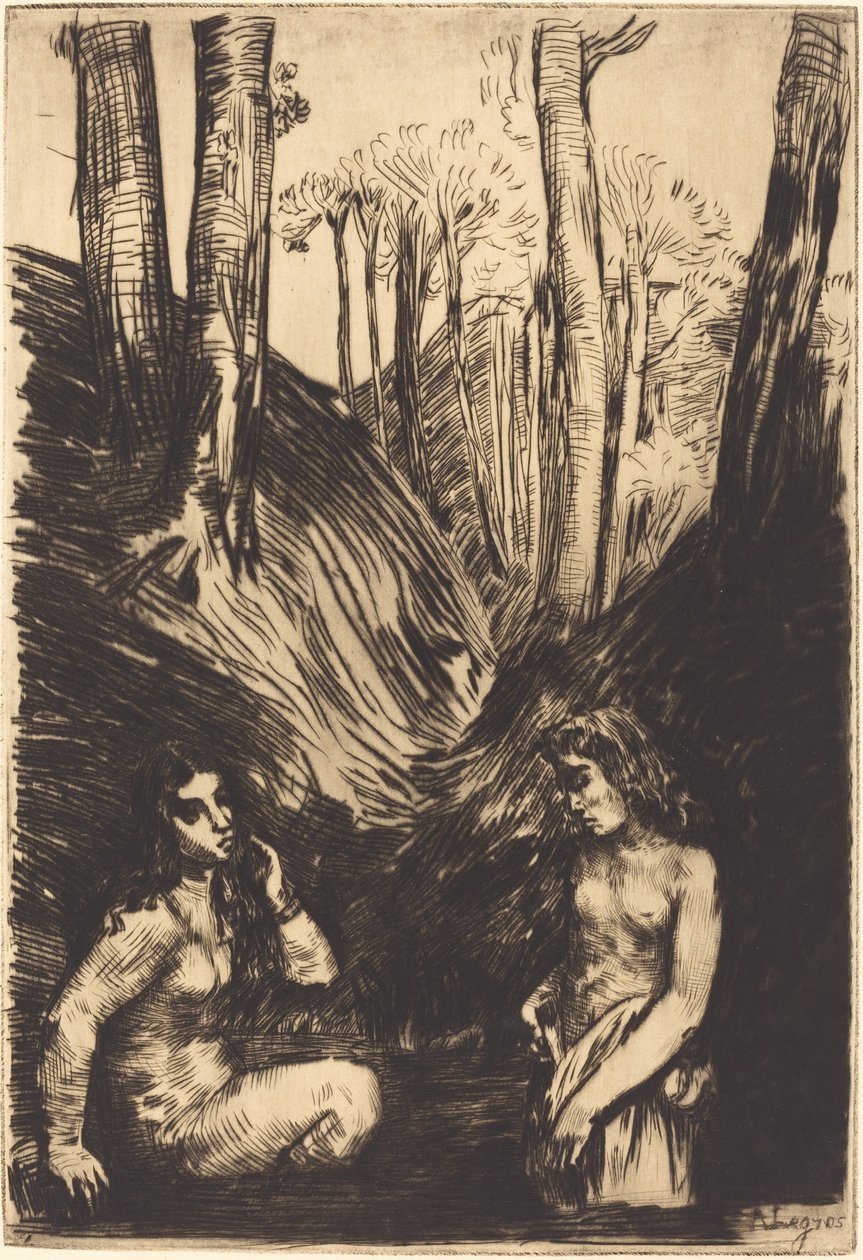 Badende af Alphonse Legros
