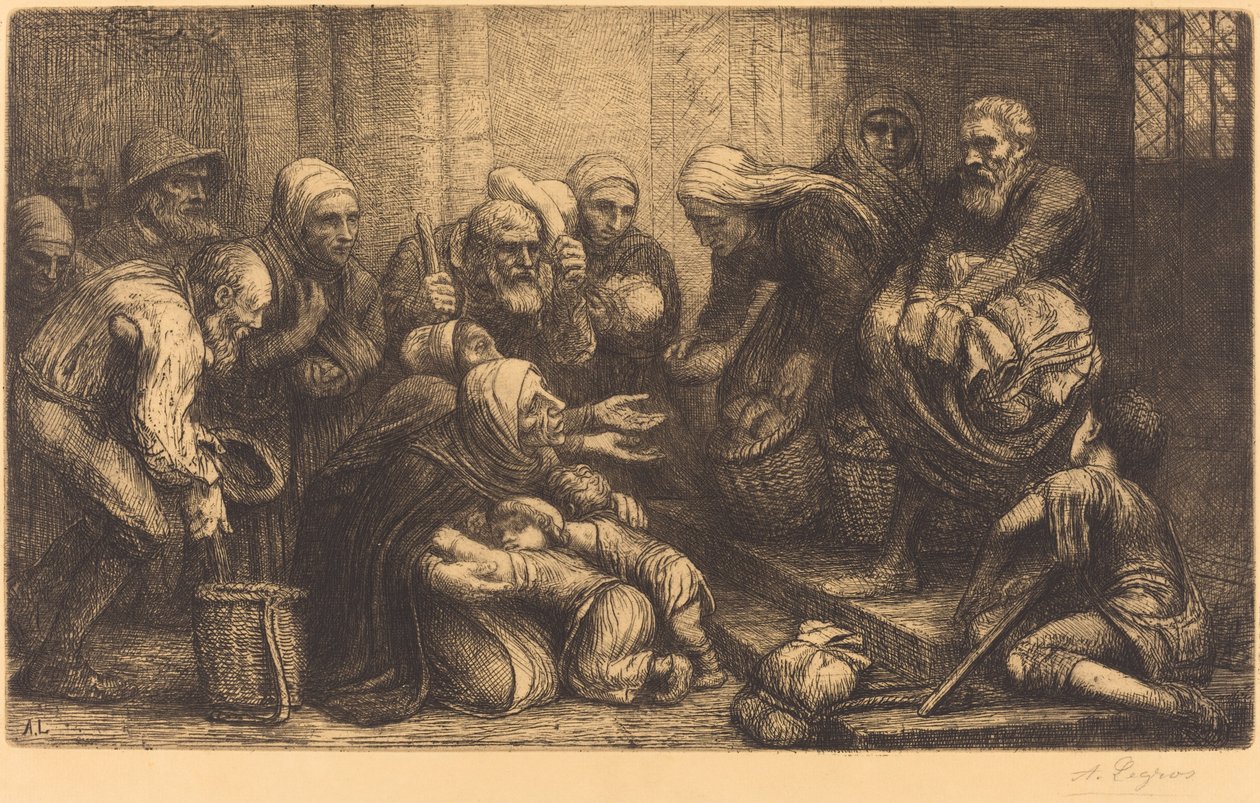 Tiggere fra Bruxelles Tiggere fra Brugge. af Alphonse Legros