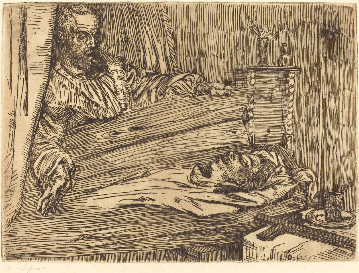 Berenice, 2. tallerken af Alphonse Legros