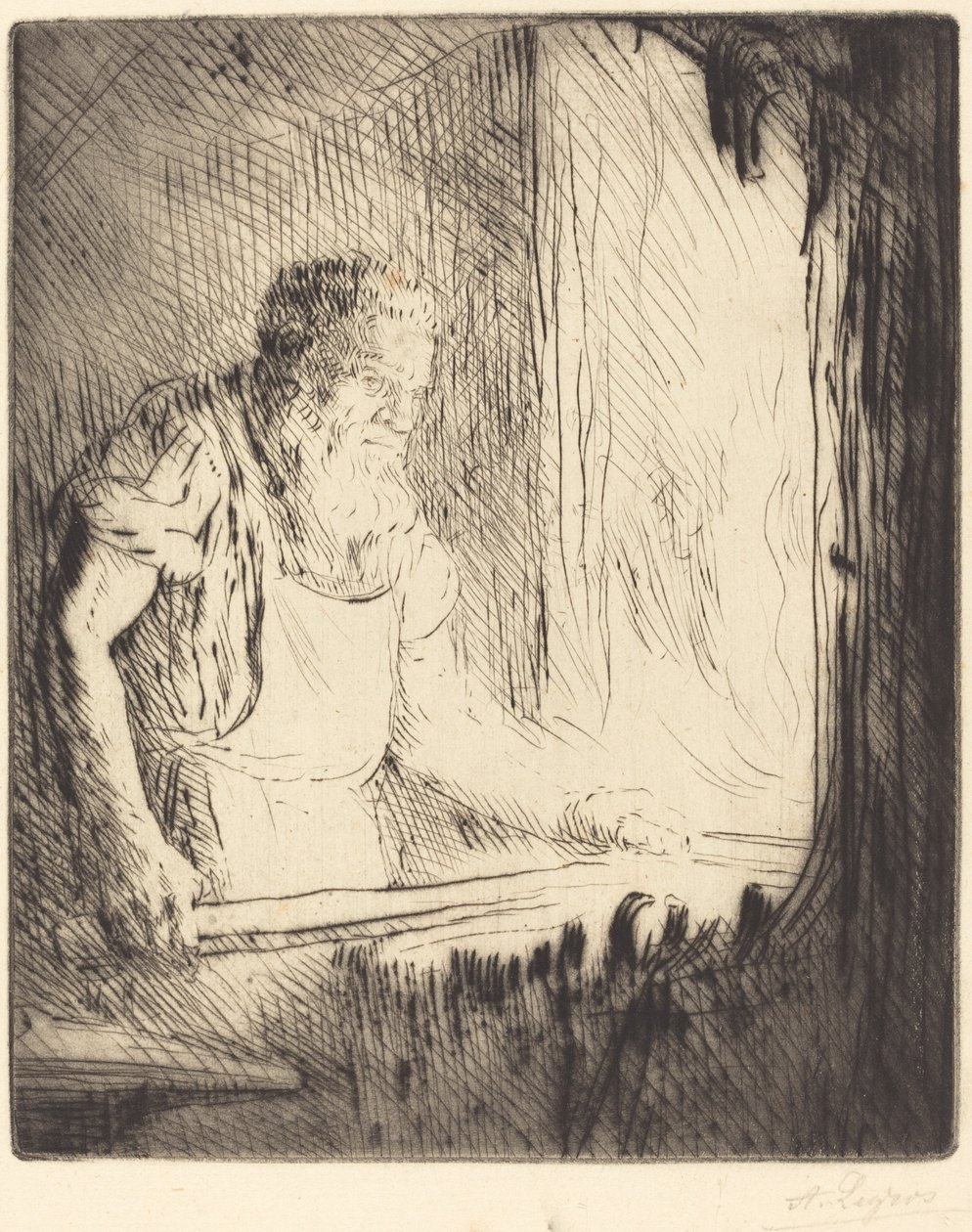 Smed Le forgeron. af Alphonse Legros