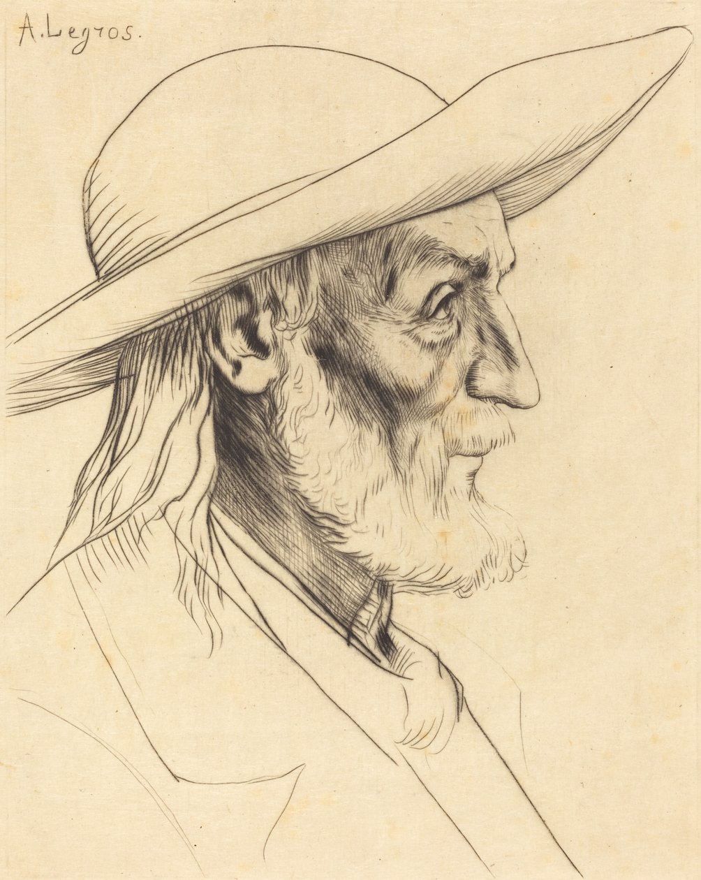 Bretonsk bonde Bretonsk bonde. af Alphonse Legros