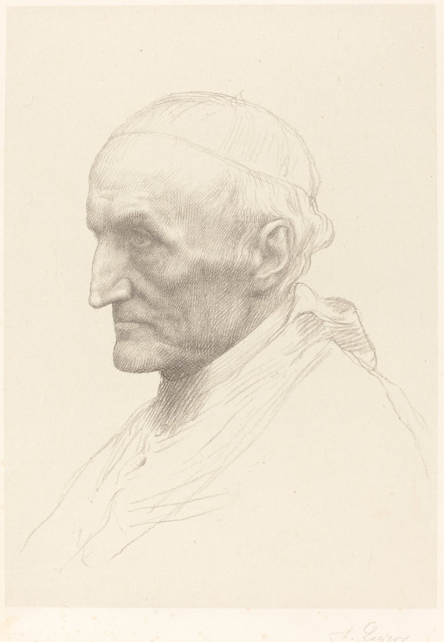 Kardinal Manning, 2. plade. af Alphonse Legros