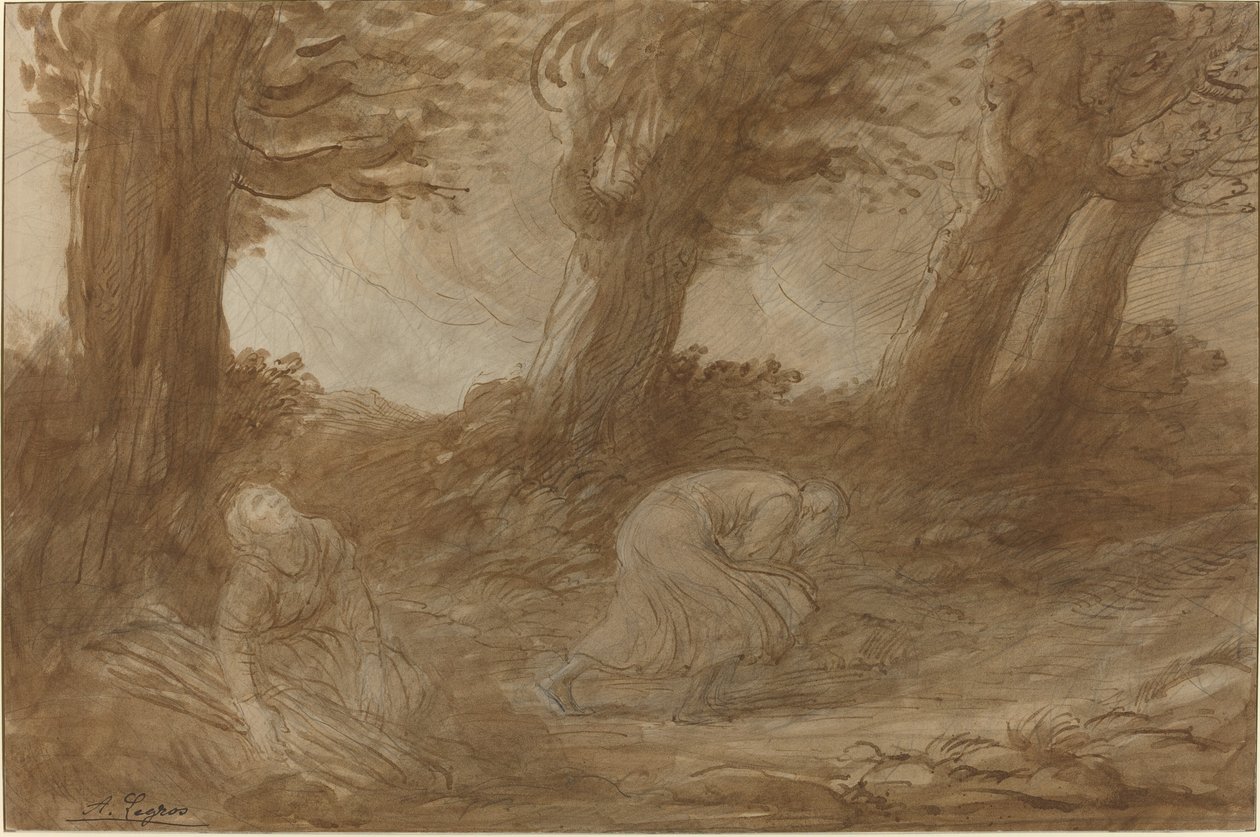 Tordenklap [recto] af Alphonse Legros