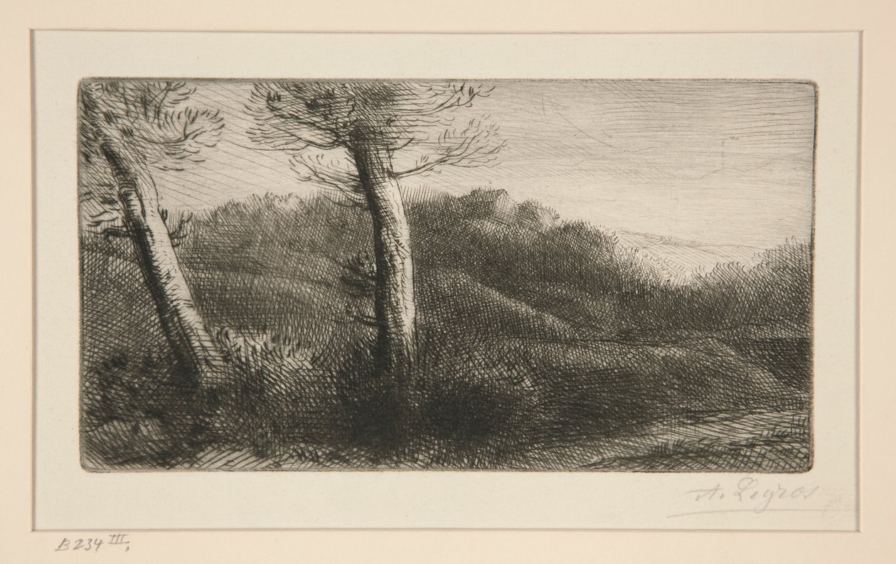 Solnedgang af Alphonse Legros
