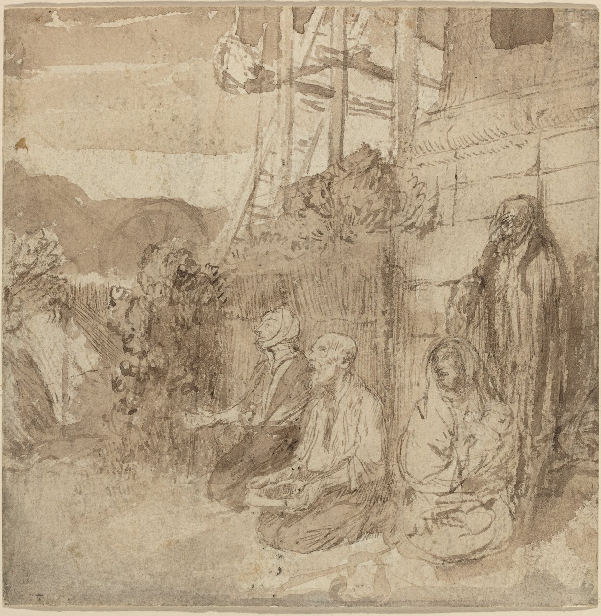 engelske tiggere af Alphonse Legros