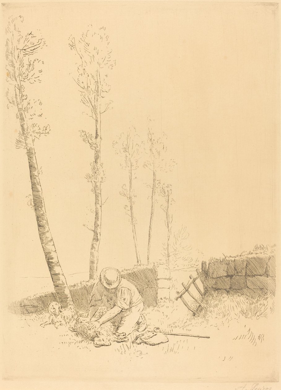 Finde fåret Le Mouton retrouve. af Alphonse Legros