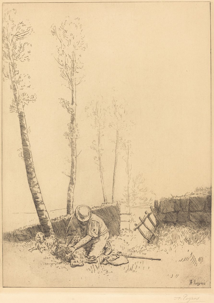 Finde fåret Le Mouton retrouve. af Alphonse Legros