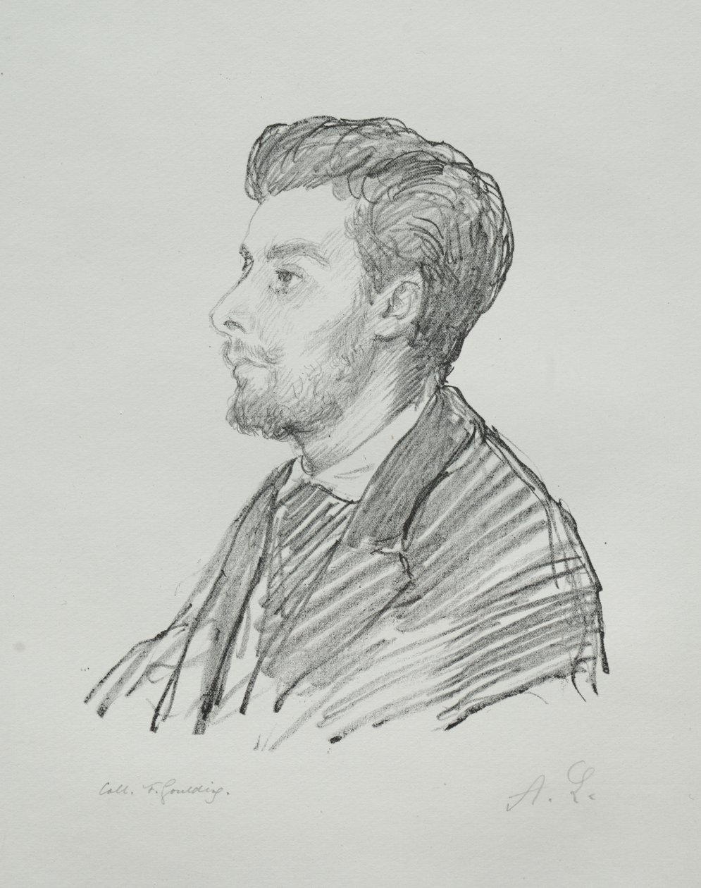 Fréderic Régamey af Alphonse Legros