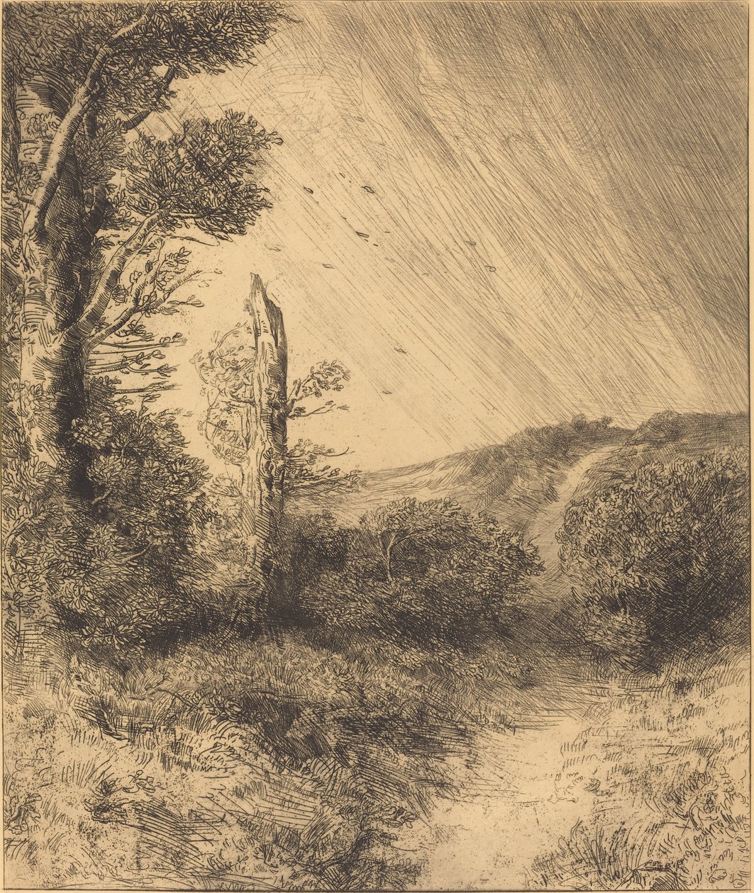 Vindstød Vindstødet. af Alphonse Legros