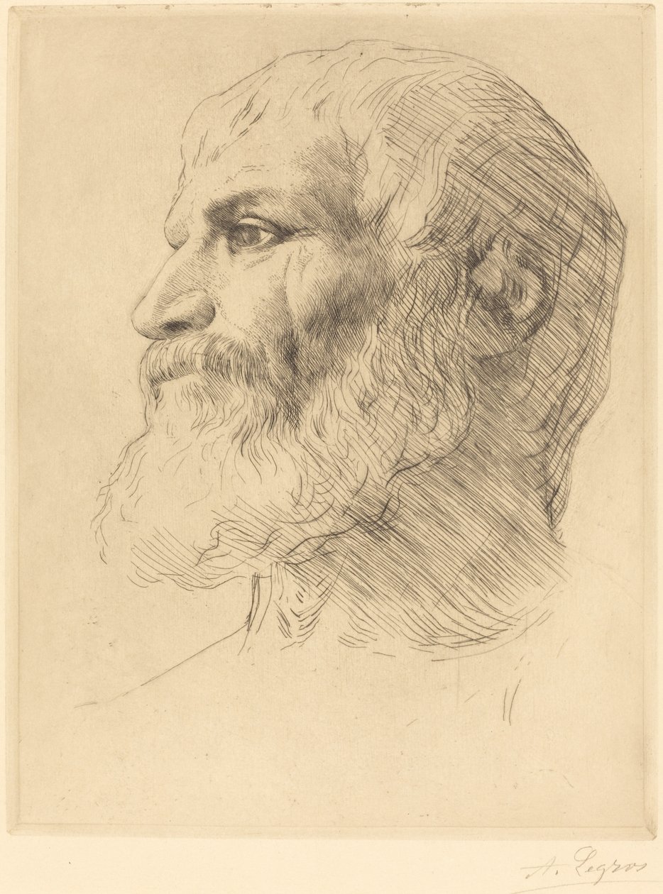 Kead of Soulioti (Tete de Soulioti) af Alphonse Legros