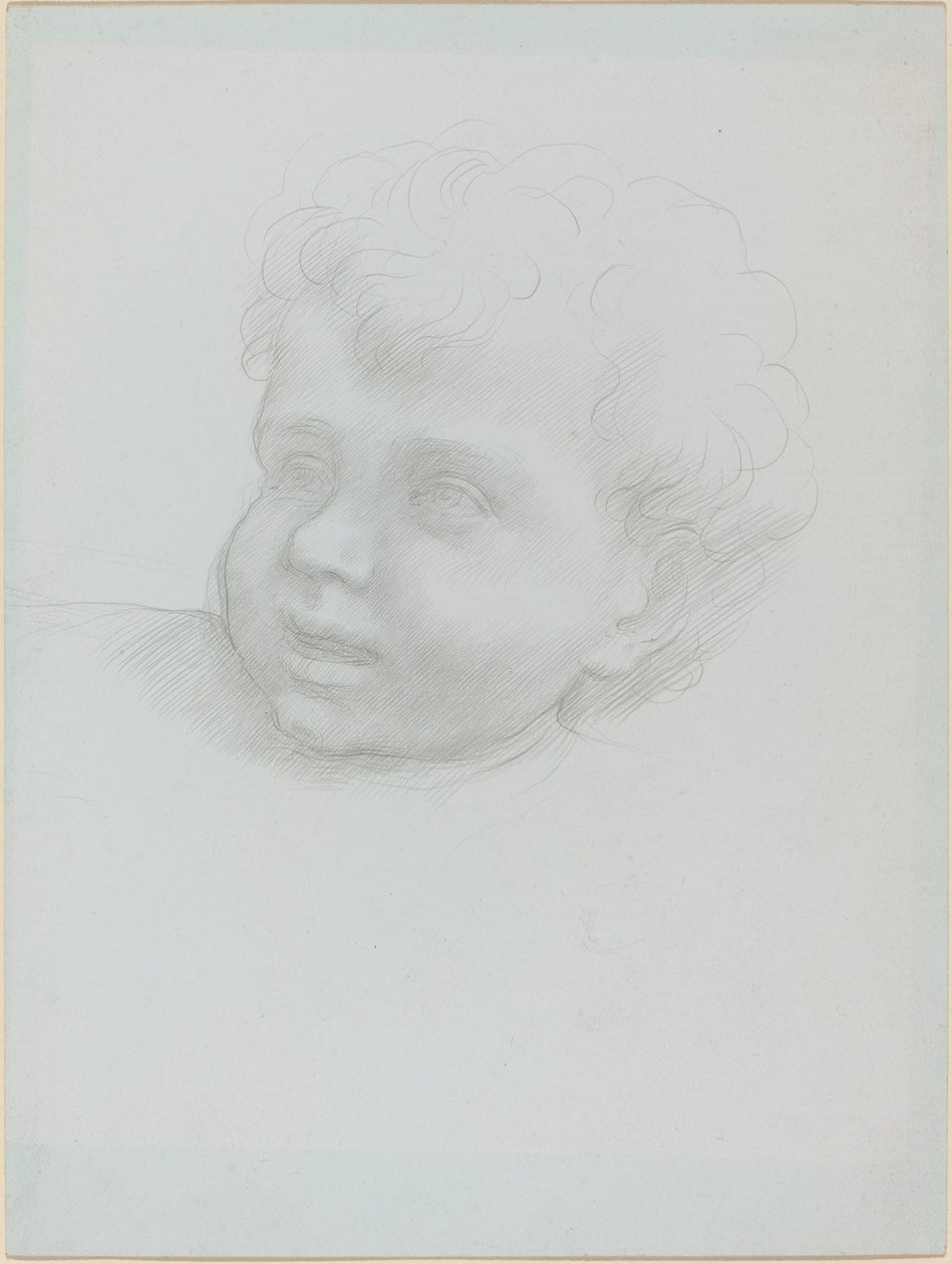 Hoved af et barn af Alphonse Legros
